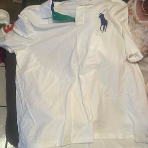 White polo shirt 3X